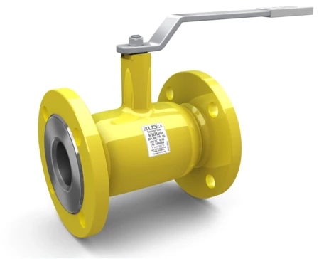 Кран шаровый цельносварной фланцевый LD КШЦФ Gas 050.040.П/П.02. стальной ст 20 Ду50 Ру40 МПа 2 исп. L = 180 в Уфе