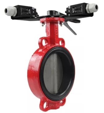 Затвор дисковый поворотный ABRA Ду125 Ру10/16 BUV-VF866D, межфланцевый, корпус - чугун, диск - нержавеющая сталь, рукоятка, EPDM в Уфе