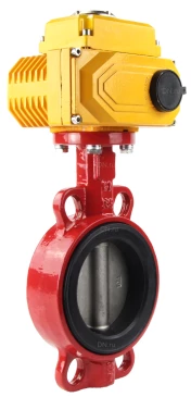 Затвор дисковый поворотный ABRA Ду125 Ру10/16 BUV-VF866D, межфланцевый, корпус - чугун, диск - нержавеющая сталь, с электроприводом, EPDM в Уфе