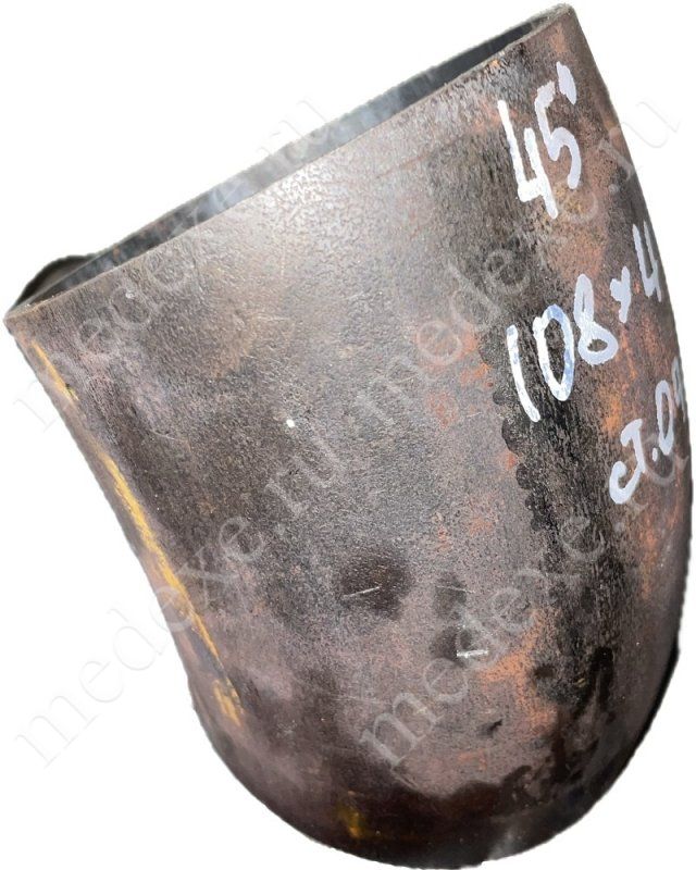 Отвод 45-108х4 ст.09г2с 45 град. 2 исп. ГОСТ 17375-2001 МС01 в Уфе